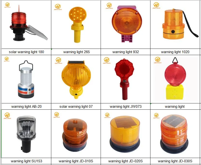 Emergency Solar Traffic Warning Light Hazard Barricade Beacon Light