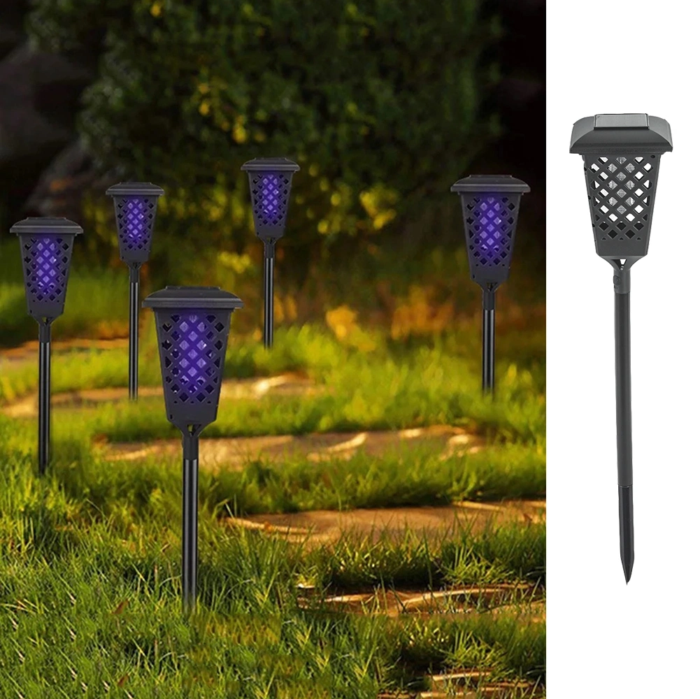 Yichen Solar Power Flame Flicker LED Lawn Light Waterproof Garden Light