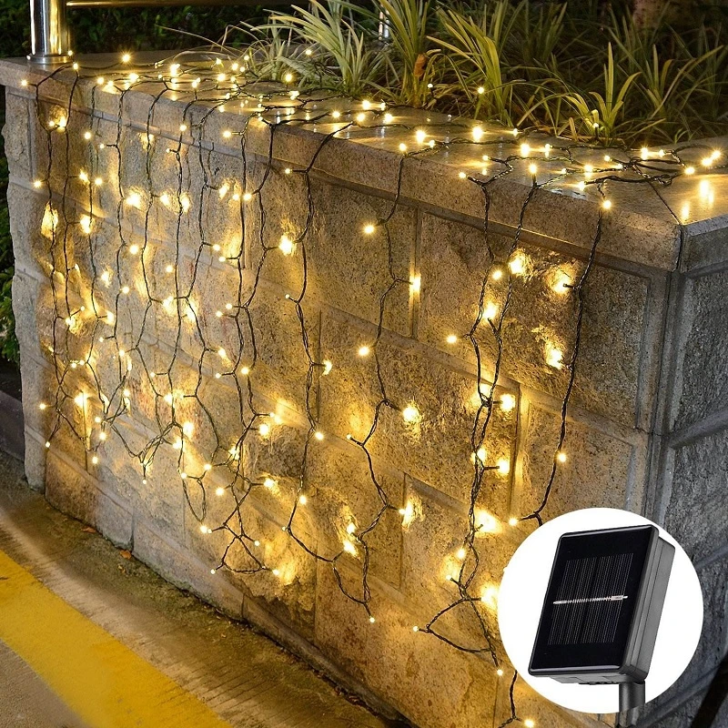 Outdoor Commercial Decorative Light String LED Christmas Solar String Lights