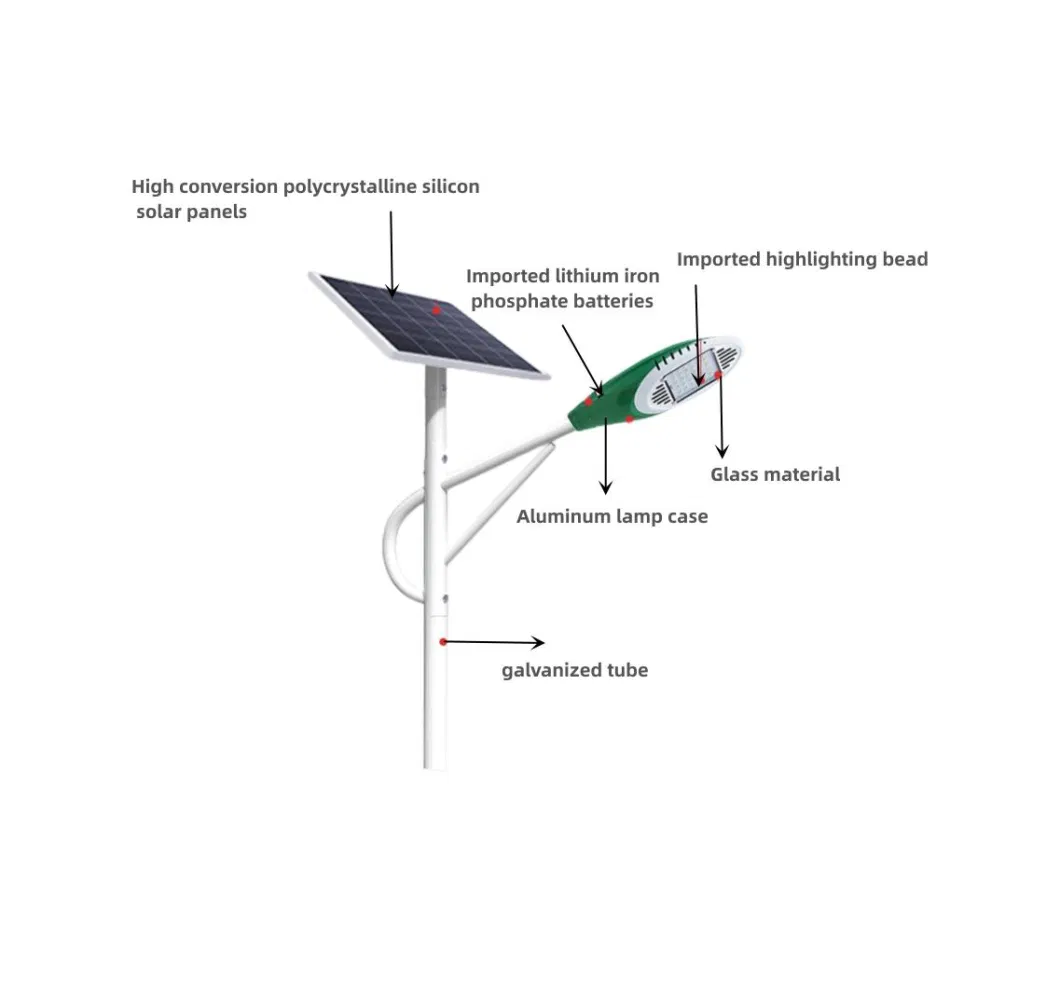 Outdoor Solar Lamp 10m 12m Light Street Pole for Road Lighting