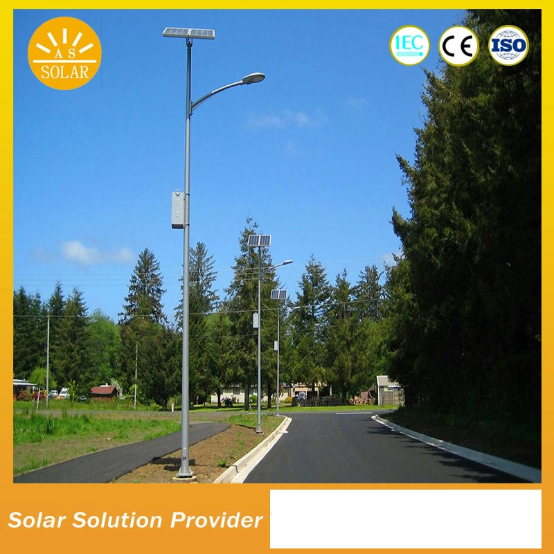 High Lumen Solar Street Lights with Battery Hanging on The Pole