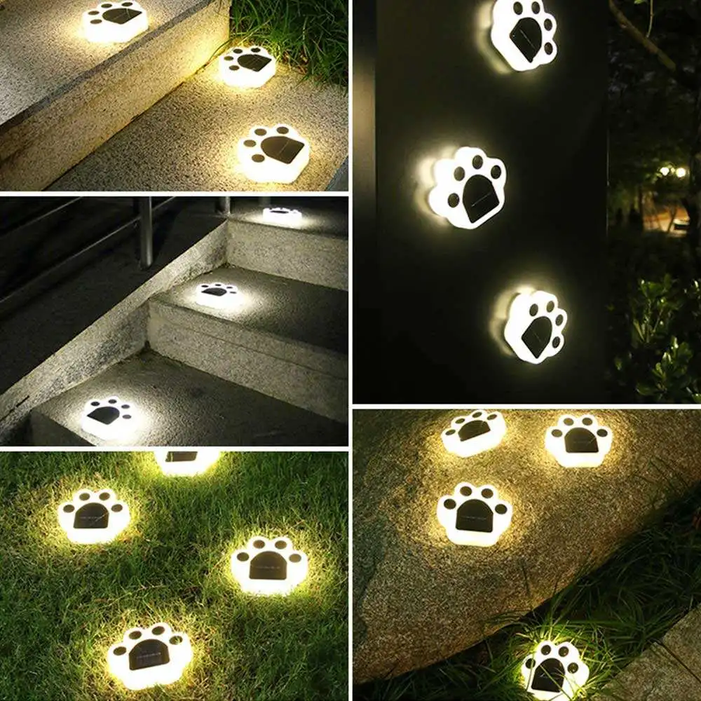 LED Outdoor Garden Landscape Lamps for Lawn Pathway Solar Ground Lights