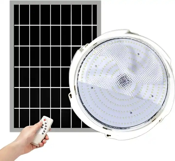 Indoor House Dustproof Solar Home Lighting System Dimming Home Lamp Panel Light