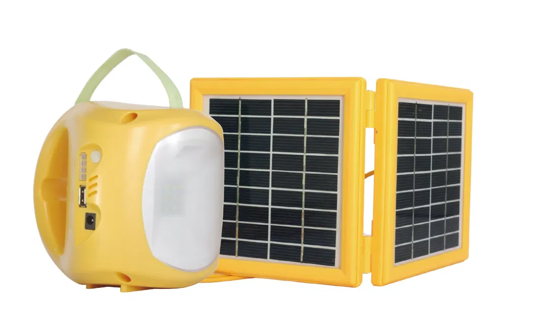 Solar Lantern Portable Hanging with Bulbs and Mobile Charger for Emergency Lighting