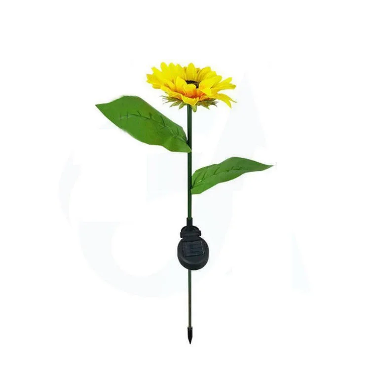 Solar Cell Sunflower LED Decorative Landscape Lights Garden Courtyard