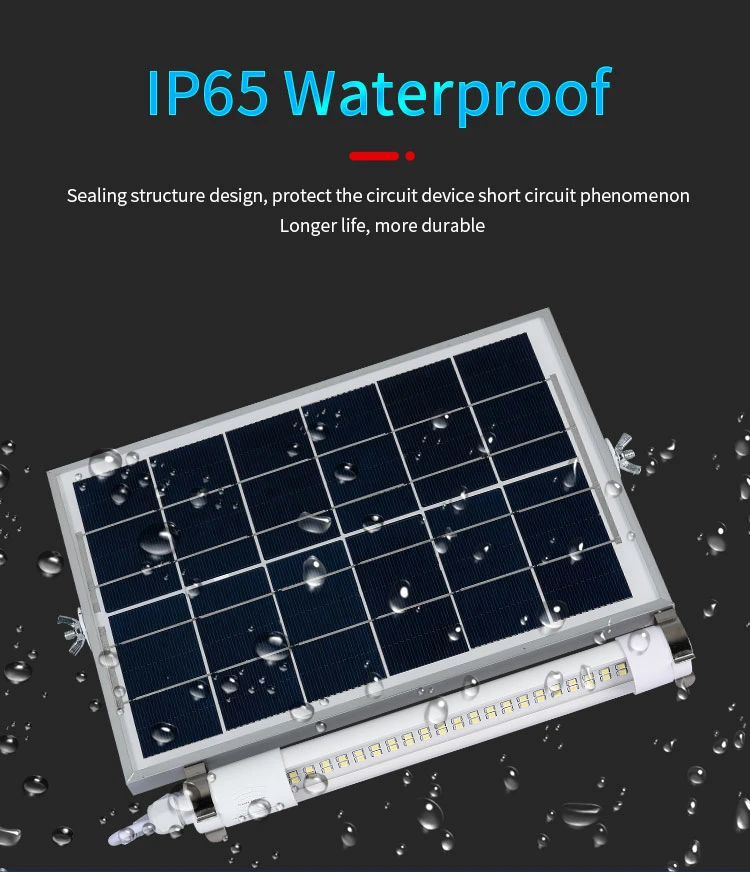 Factory Wholesale Adjustable RGB Outdoor Waterproof String Solar LED Tube Light