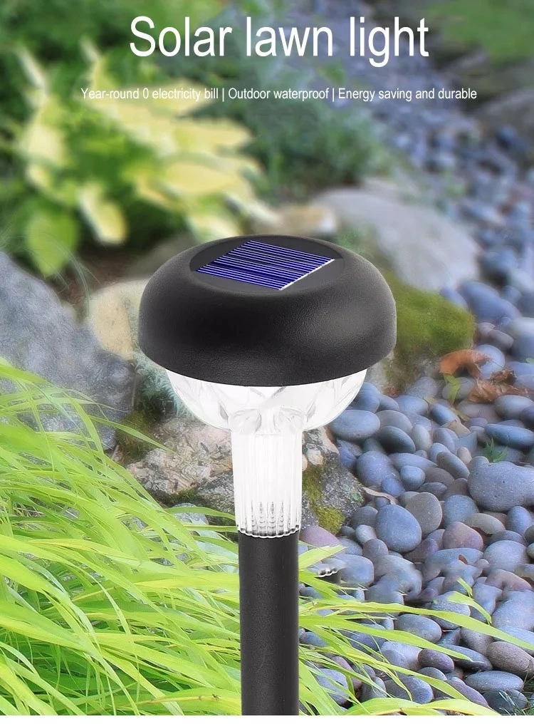 Outdoor Waterproof Garden Lawn Landscape Decorative Lighting Lamp Color Changing LED Solar Powered Pathway Lights
