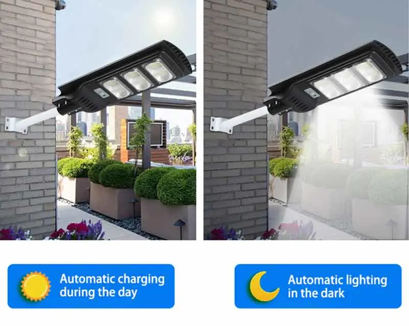 Best Price 150W 200W 250W ABS IP65 Waterproof Outdoor Energy Saving Powered Panel Flood Sensor Road Outdoor Garden Wall LED All in One Solar Street Light