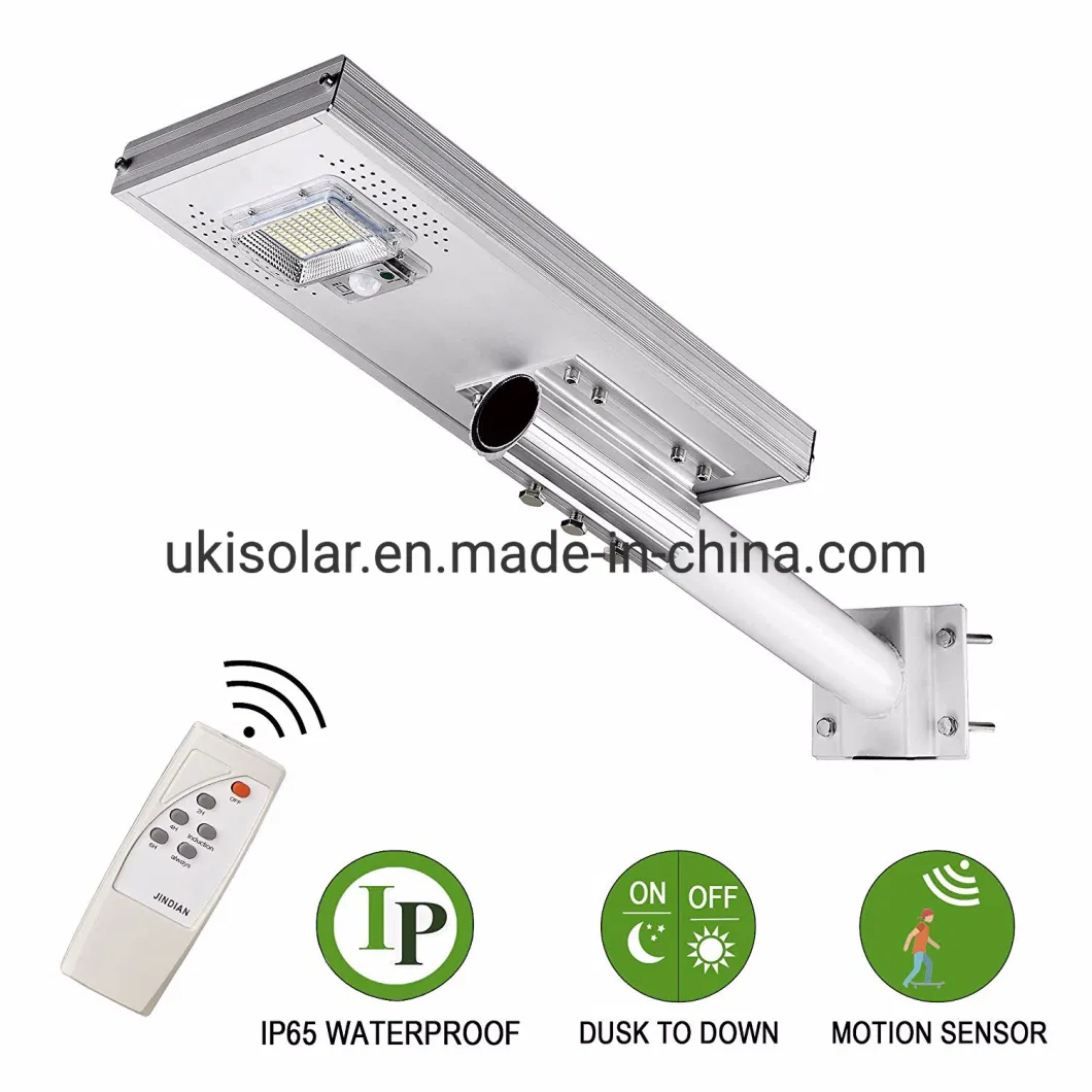 Ukisolar High Power Outdoor Waterproof Motion Sensor All in One LED Module Small Garden Solar Street Light