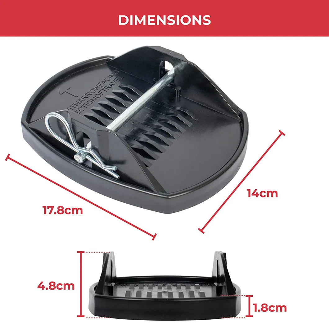 RV Base Jack Pad Prevent Your Caravan From Sinking with 4PCS Packing