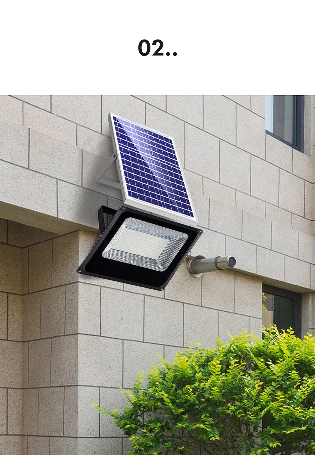 Solar Sentry Illuminating Security with Eco-Friendly Floodlights Light