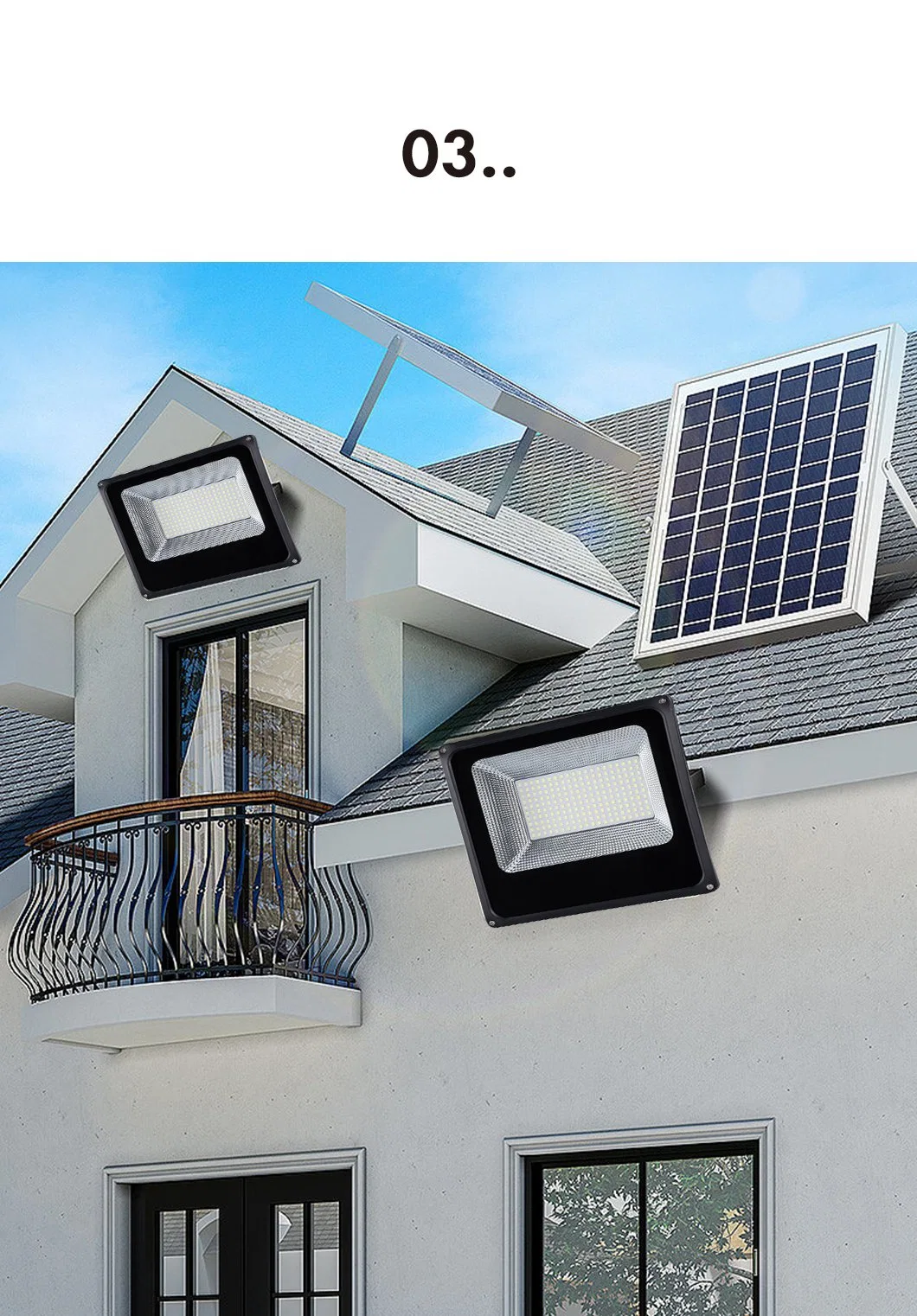 Solar Sentry Illuminating Security with Eco-Friendly Floodlights Light