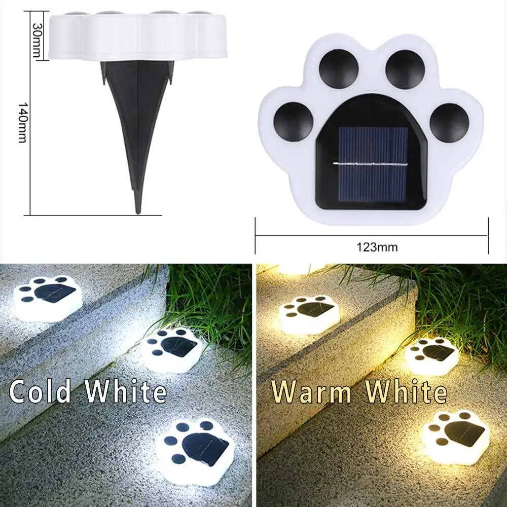 LED Outdoor Garden Landscape Lamps for Lawn Pathway Solar Ground Lights