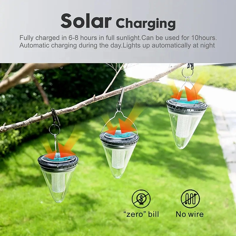 Kaki Tech Solar Lantern Lights Outdoor Garden Decorative Waterproof Solar Landscape Lights