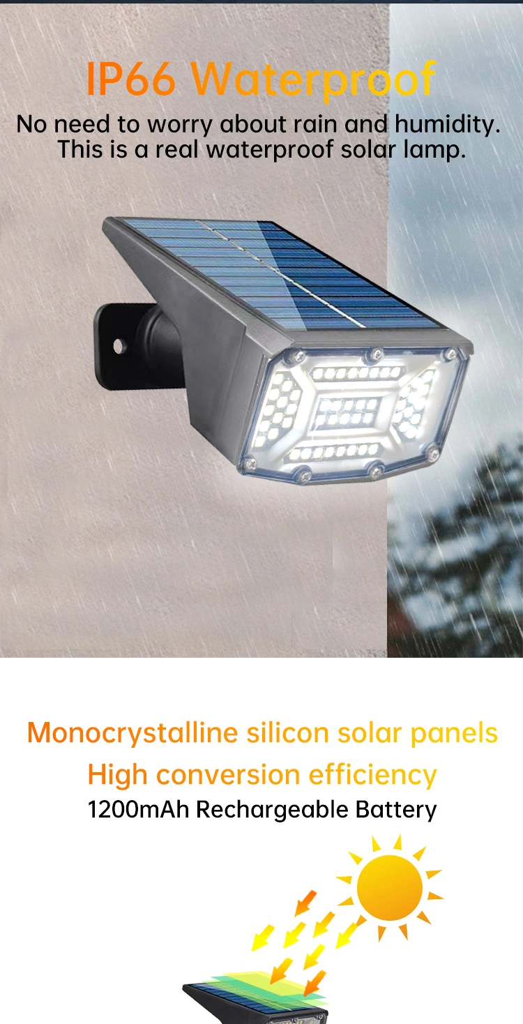 LED Lights Outdoor Solar Spot Light Waterproof Solar Spotlight