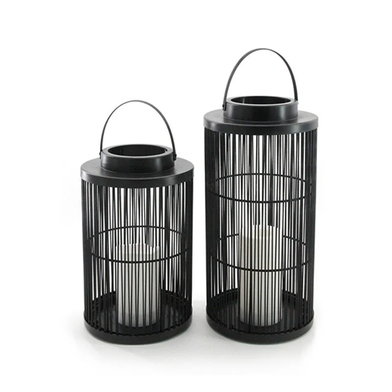 2in1 Outdoor Rattan Hanging Warm White Lantern for Party LED Solar Rattan Lantern