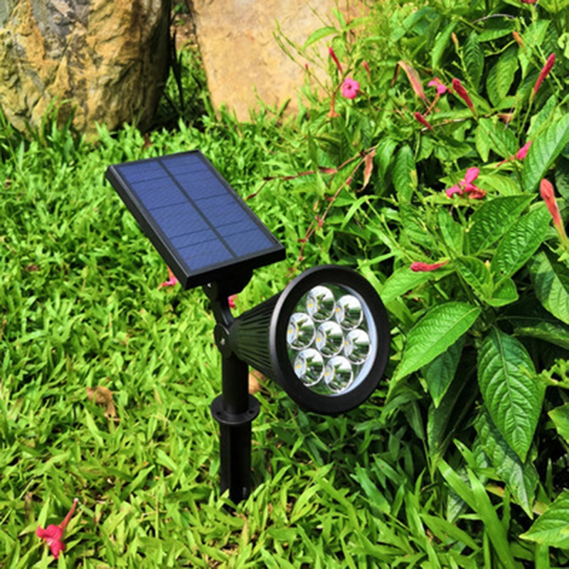 LED Garden Solar Light Outdoor, IP55 Waterproof Solar Powered Garden Spotlights, 4PCS LED Spotlight