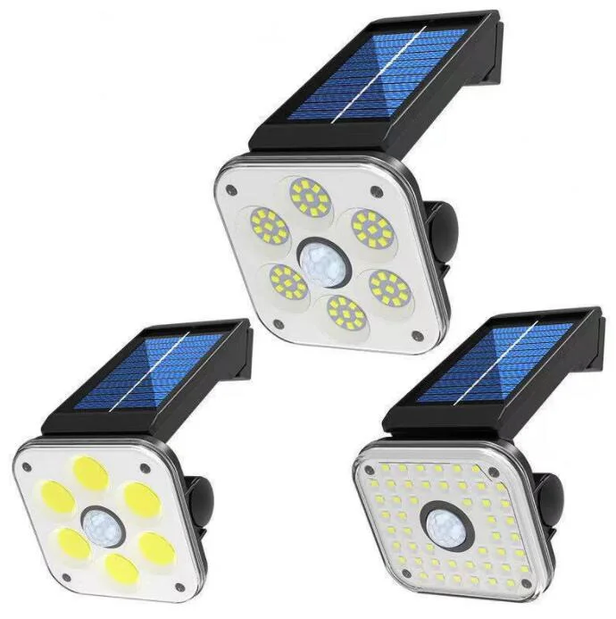 Modern Design Outdoor Garden Wall Home Use Solar Powered Security Light with Motion Sensor