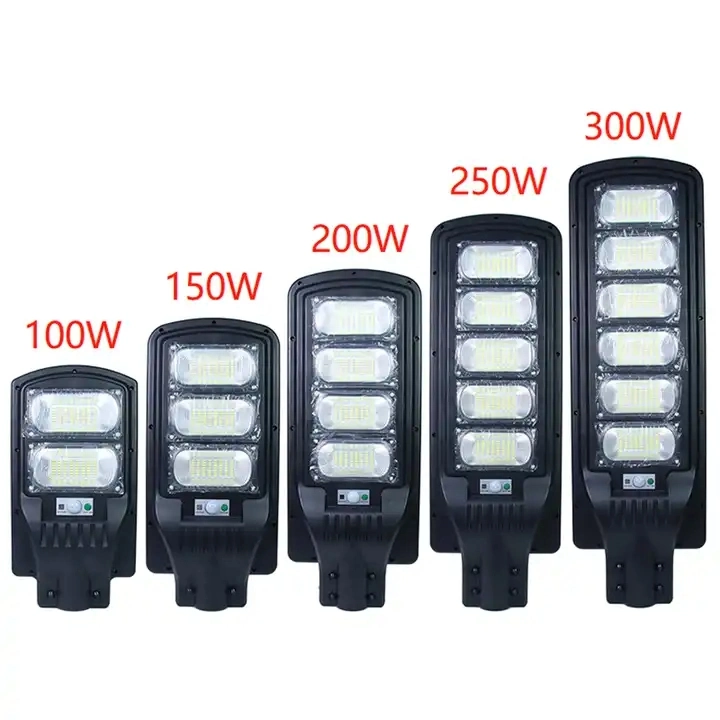 Low Price Outdoor LED Parking Road Lamp IP65 200 Watts Solar Street Lights