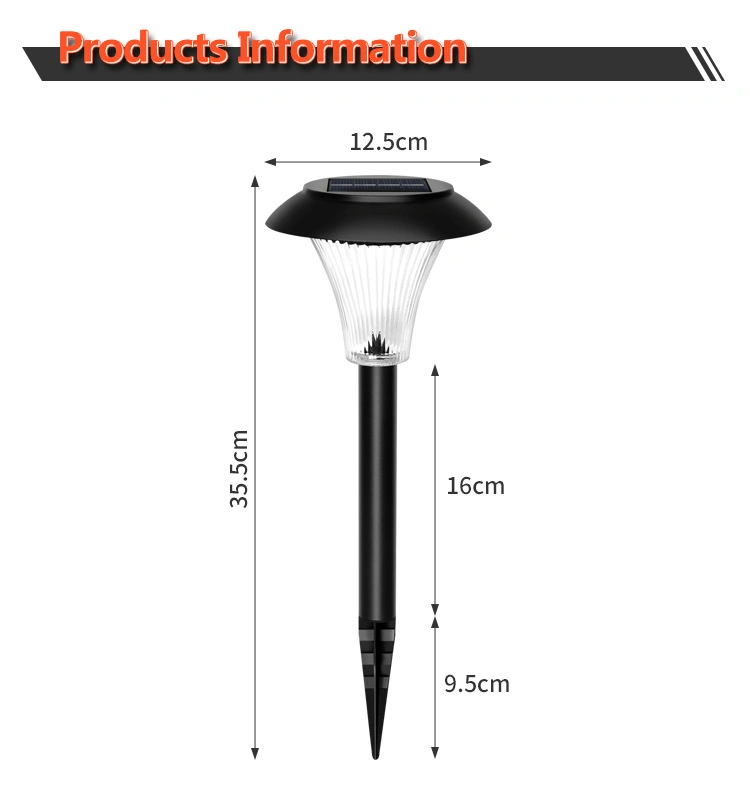 Waterproof Solar Powered Pathway Garden Light Yard Patio Walkway Landscape Ground Spike, Landscape Solar Flood Light