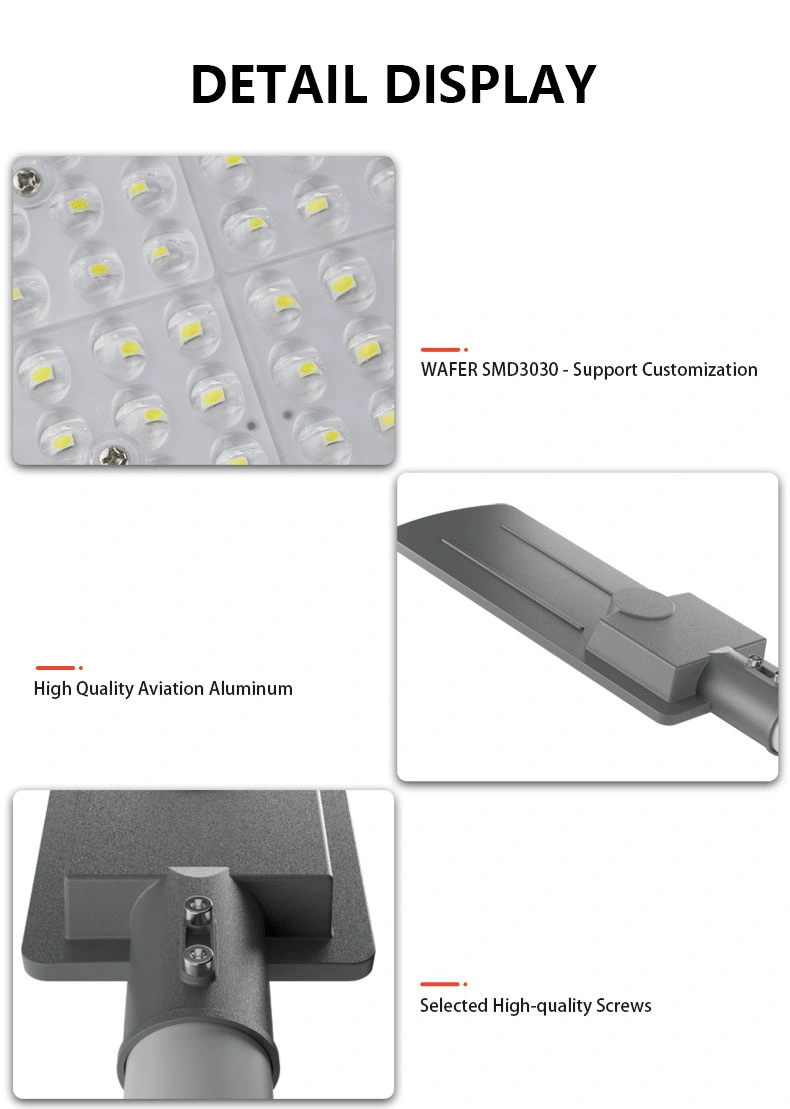 Guaranteed Quality 100W 150W 200W Driveway Lamp LED Street Light