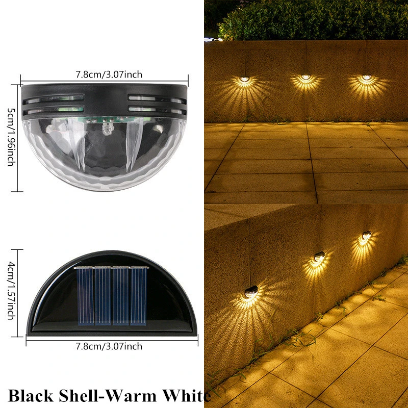 LED Street Light Solar Wall Ligths Waterproof Landscape Lamp Decoration Garden Lighting