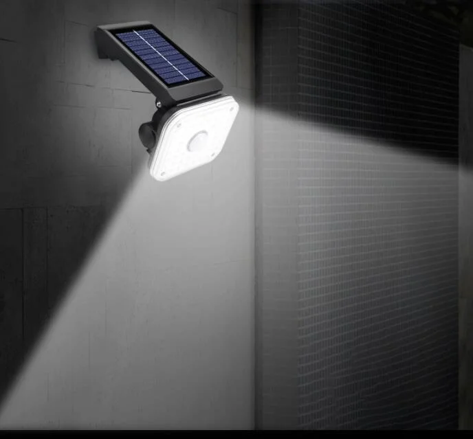 Modern Design Outdoor Garden Wall Home Use Solar Powered Security Light with Motion Sensor