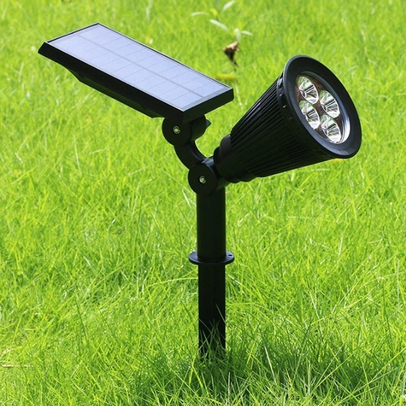 LED Garden Solar Light Outdoor, IP55 Waterproof Solar Powered Garden Spotlights, 4PCS LED Spotlight