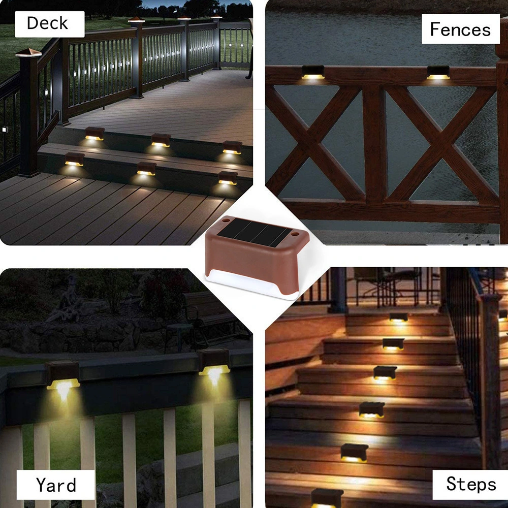 Solar Light Deck Stairs Step Fence Waterproof Solar Lights Outdoor Bl15467