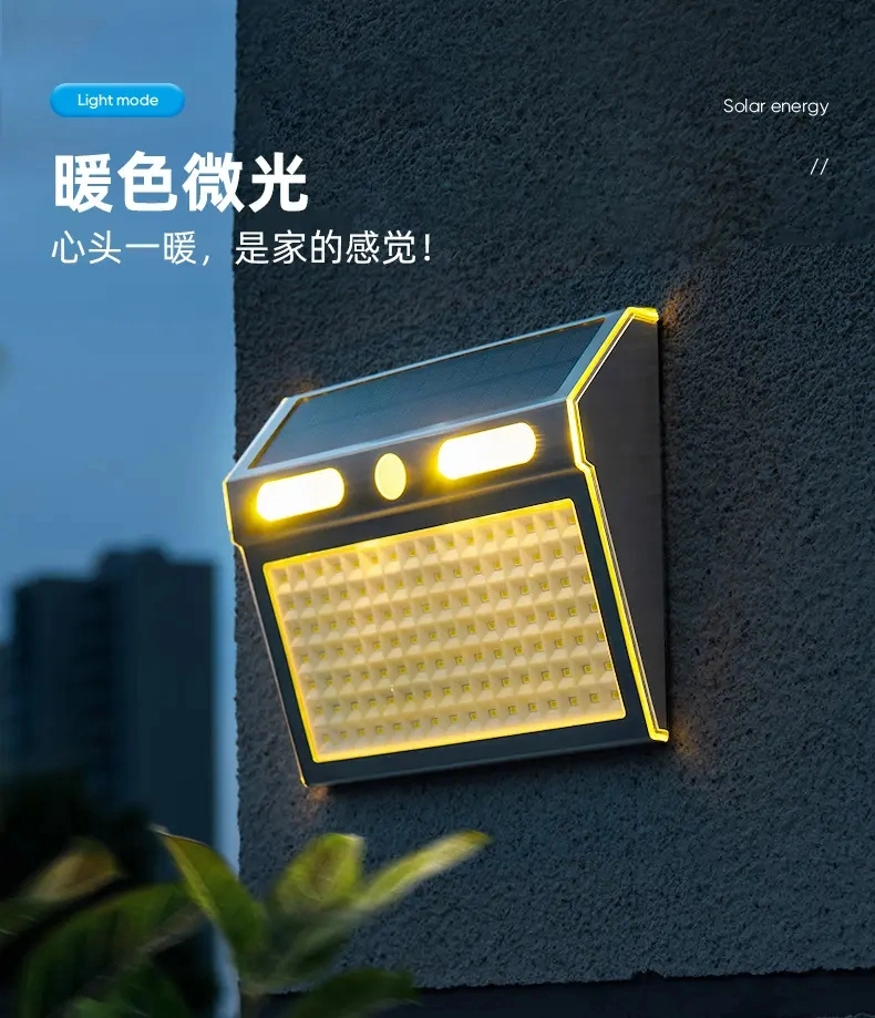 Solar Light Household Outdoor Gate Wall Light Outdoor Waterproof LED Garden Lamp