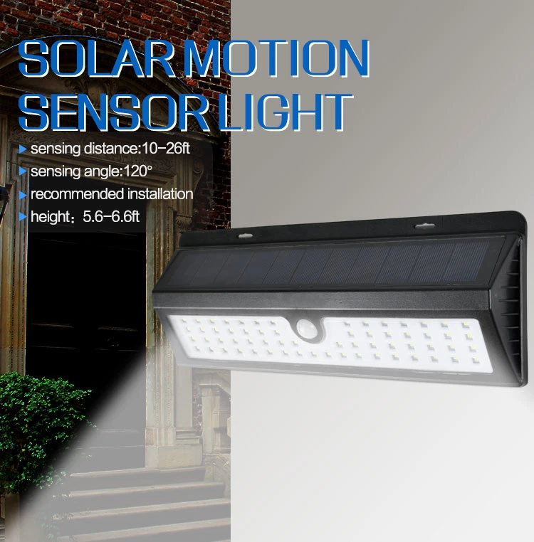 Brightenlux New Design Bright and Soft Solar Motion Sensor Outdoor Wall LED Light Lamp