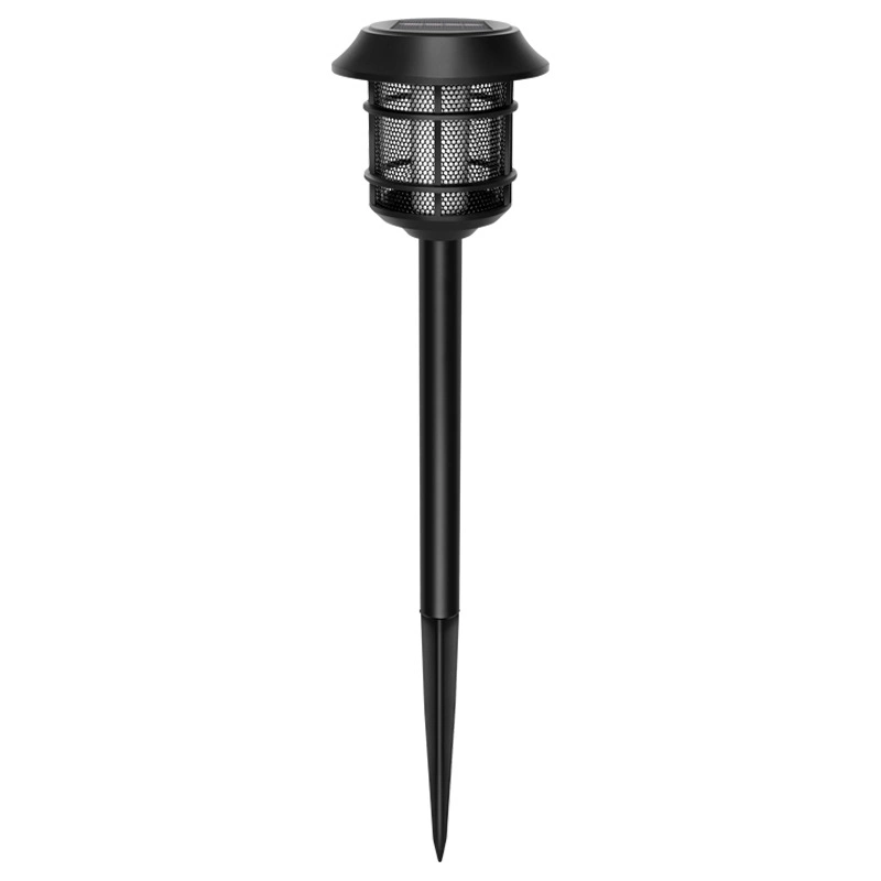 Waterproof Outdoor Lighting Solar LED Pillar Lamp Fickering Flame Decorative Garden Lights