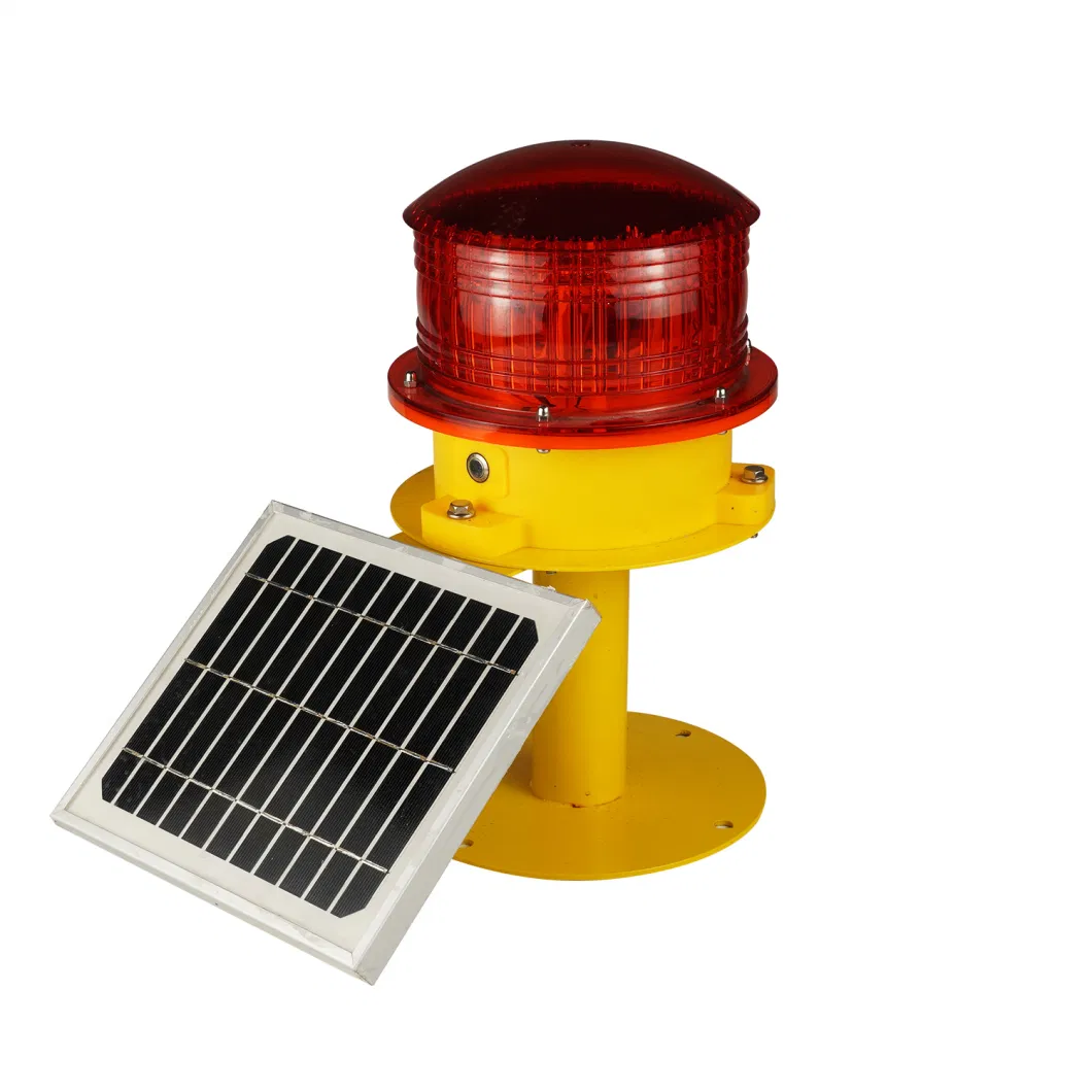 Solar Strobe Warning Light Flashing Lamp Waterproof IP67 Outdoor Traffic Light, Wireless Install Automatically Turn on 360&deg; Bright LED