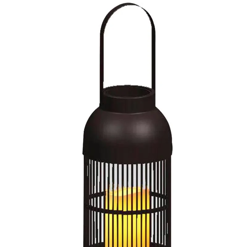 Indoor Outdoor Hanging Flameless Solar LED Decoration Candle Lantern