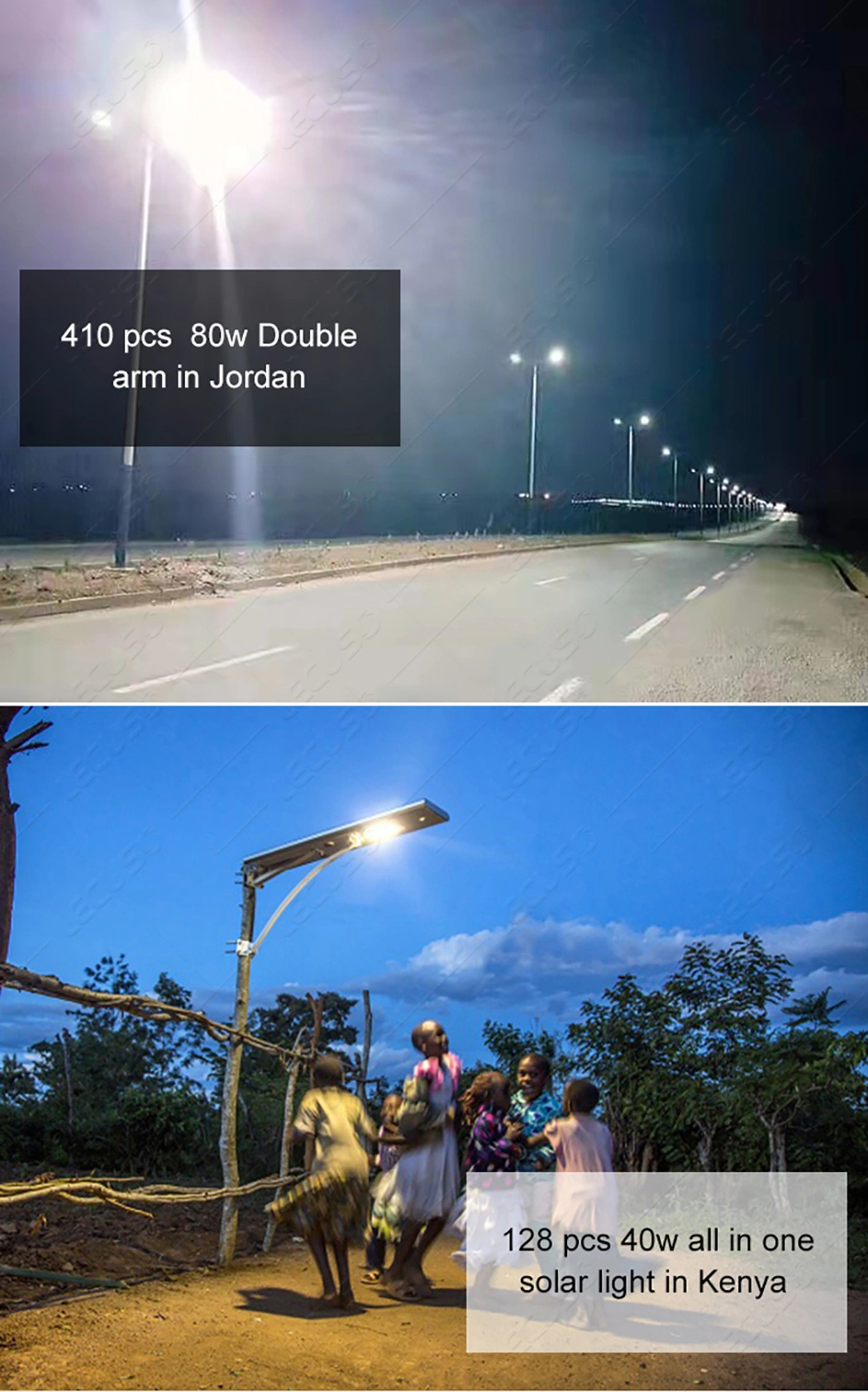 LED Lights for Outdoor Home Driveway Decoration Court 600W 400W Solar Street Light