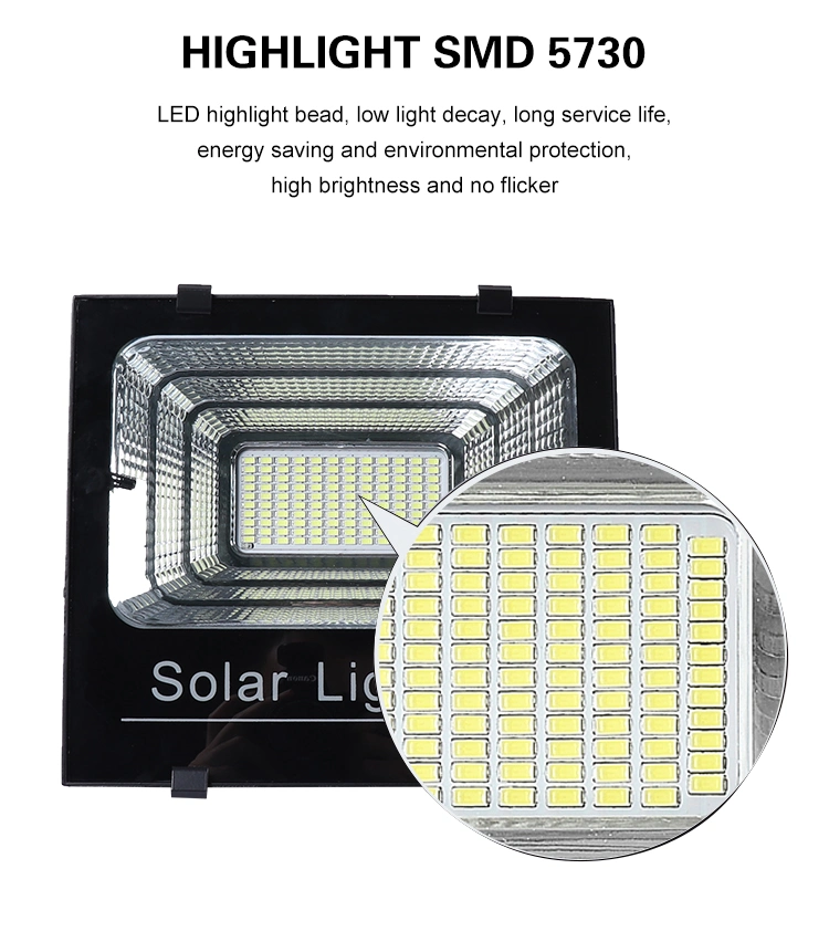 25W 40W 60W 100W 200W 300W Garden Security Solar Powered Floodlight Reflector LED Solar Flood Light