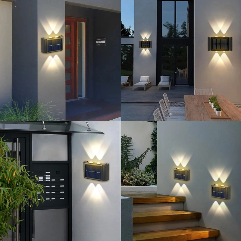 Outdoor Porch Garden LED Solar Wall Lamp Light