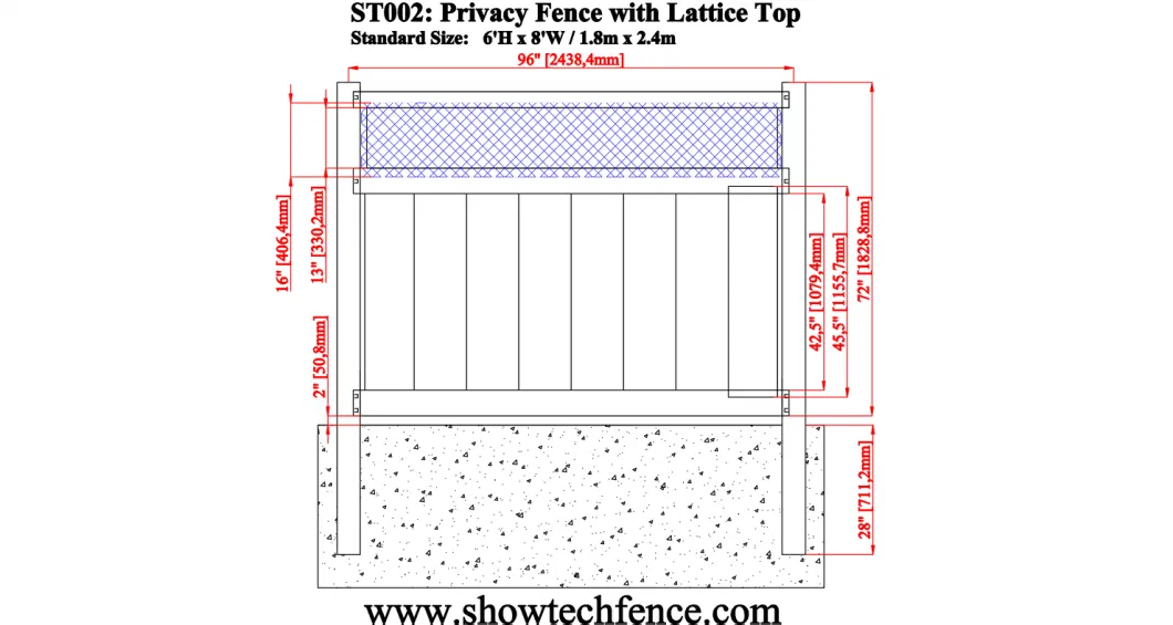 PVC Fence Machine, PVC Fence Solar Light, PVC Vinyl White Plastic Fence