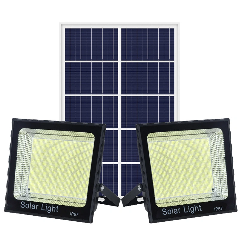 LED Solar Light 10000mAh with Solar Panel Large Battery Capacity IP67 Super Bright Outdoor Indoor Flood Lights Street Lamp