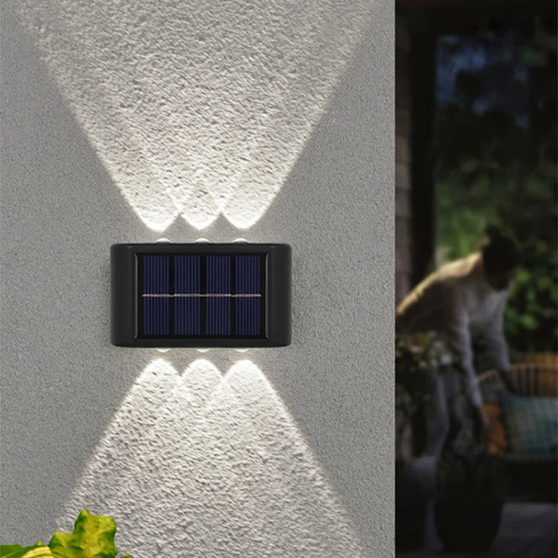 Outdoor Porch Garden LED Solar Wall Lamp Light