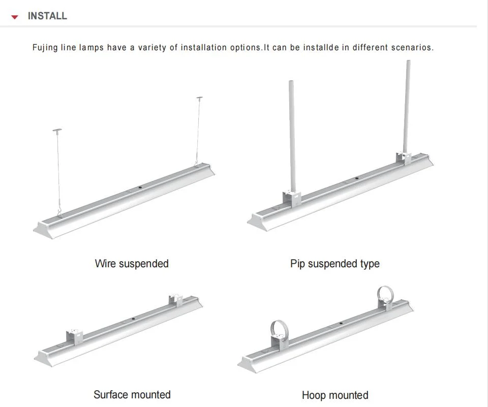 Liner Light Supermarket Shelf Light Energy Saving Lights LED Linearlight 100W 200W Solar Powered Security Lights