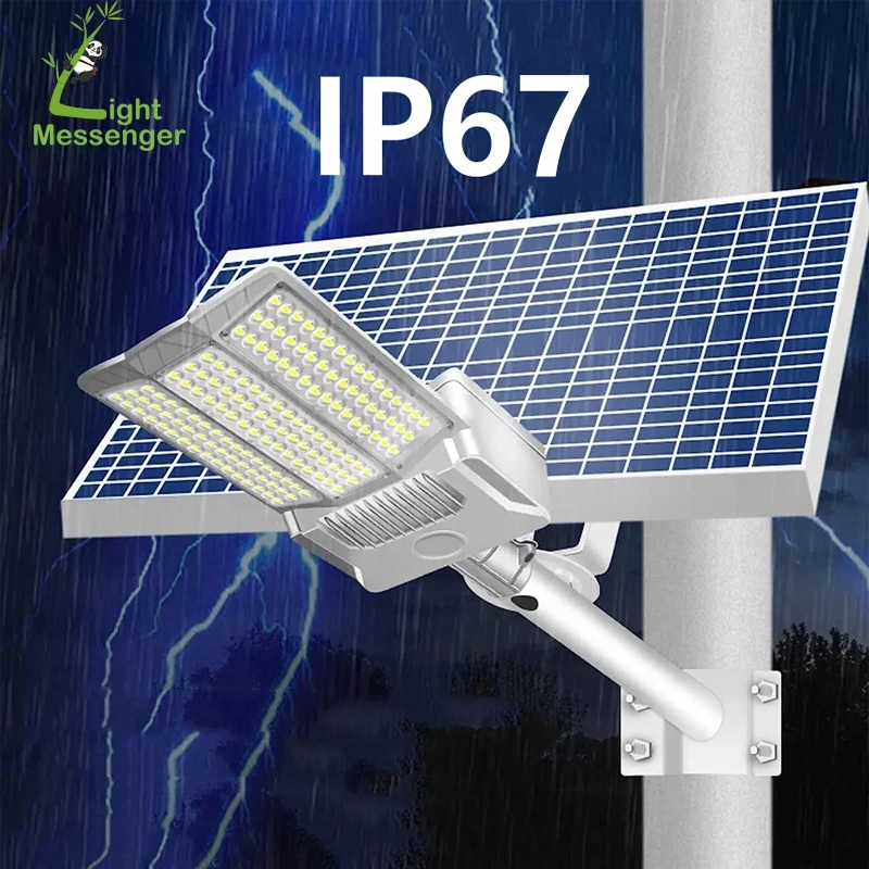 Outdoor Waterproof IP67 Aluminum Road Garden Light Remote Control Lamp 200W 400W 600 1000W 1500W 2500 Split Best Solar Powered LED Street Light with Pole