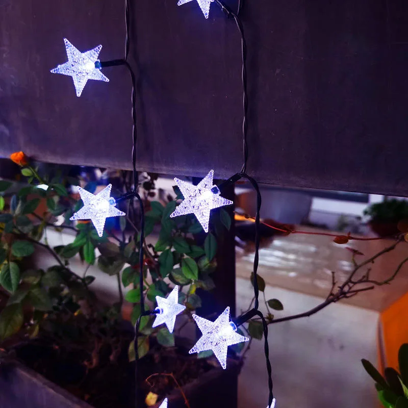 Outdoor Star Waterproof LED Garden Christmas Decorative Light Solar LED String Light