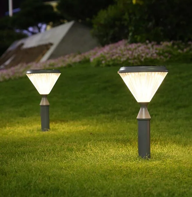 Sll-005 Solar Powered Outdoor Waterproof LED Lawn Garden Courtyard Light for Decoration Design Landscape Ground Wall