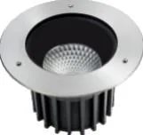 Inground LED Outdoor Light Dia250mm with Beam Angle Adjustable by External Knob