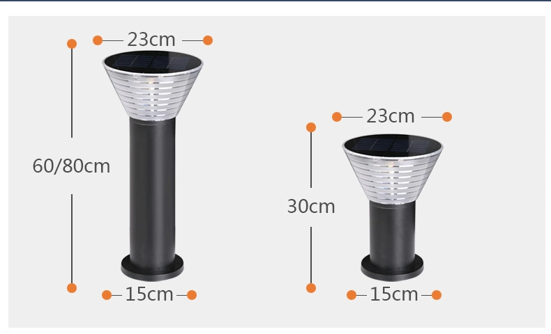 3000K 6000K Amazon Wireless Solar LED Patio Pathway Post Deck Lights for Home Christmas