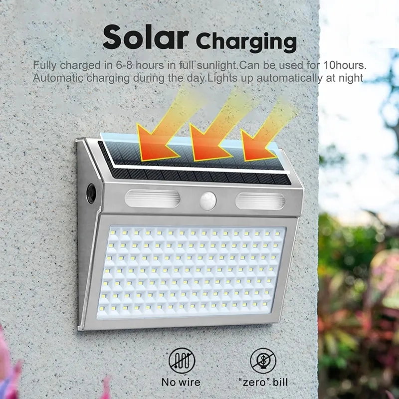 Solar Light Household Outdoor Gate Wall Light Outdoor Waterproof LED Garden Lamp