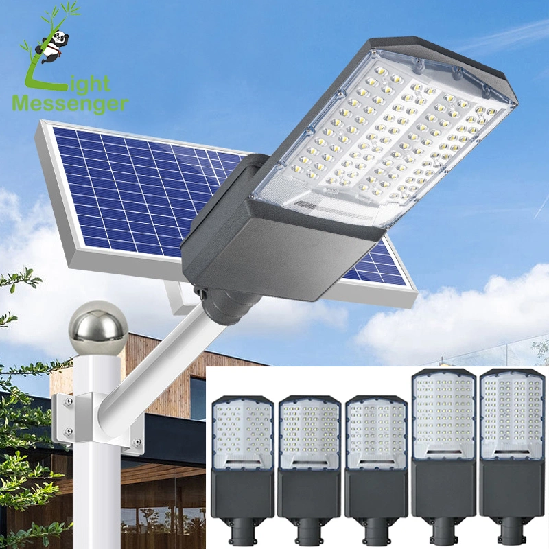 Light Messenger Solar Street Lights Outdoor High Lumen Dusk to Dawn Solar Parking Lot Flood Lights 500W 600W 800W 900W 1200W 1500W