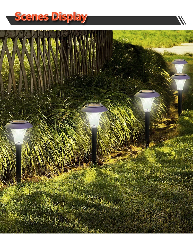 Waterproof Solar Powered Pathway Garden Light Yard Patio Walkway Landscape Ground Spike, Landscape Solar Flood Light