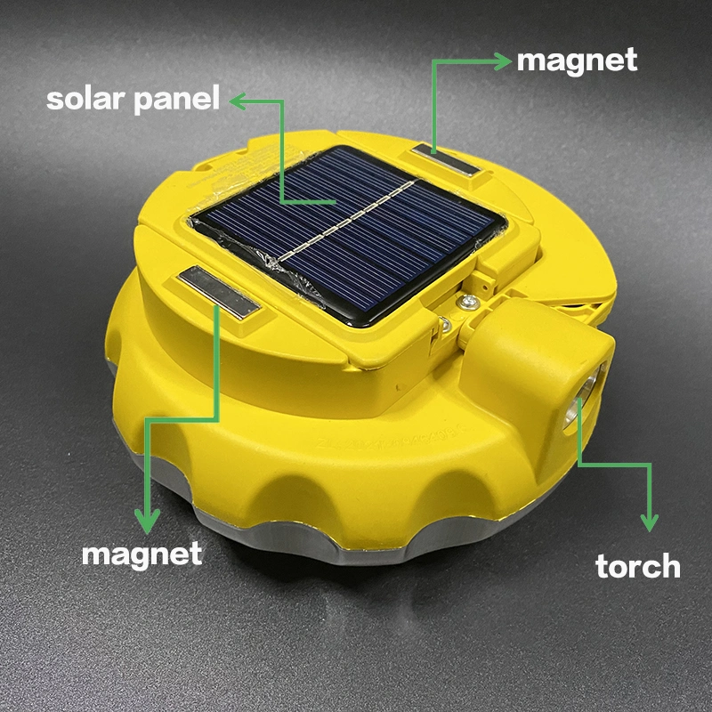 Small Rechargeable Solar LED Camping Light 4 Light Modes